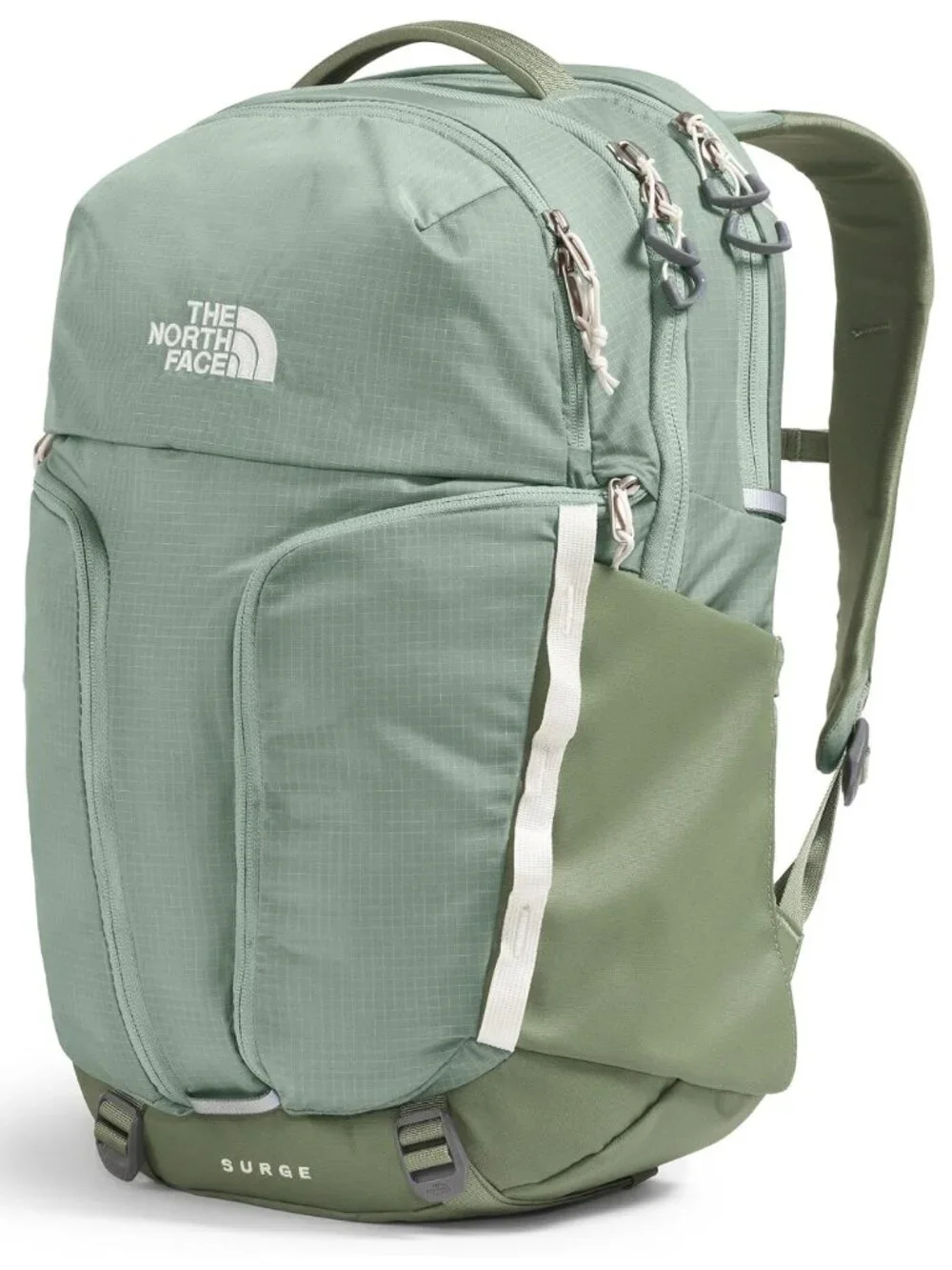 The North Face Surge Laptop Women's Travel Backpack 31L Slate Moss/Bark $139